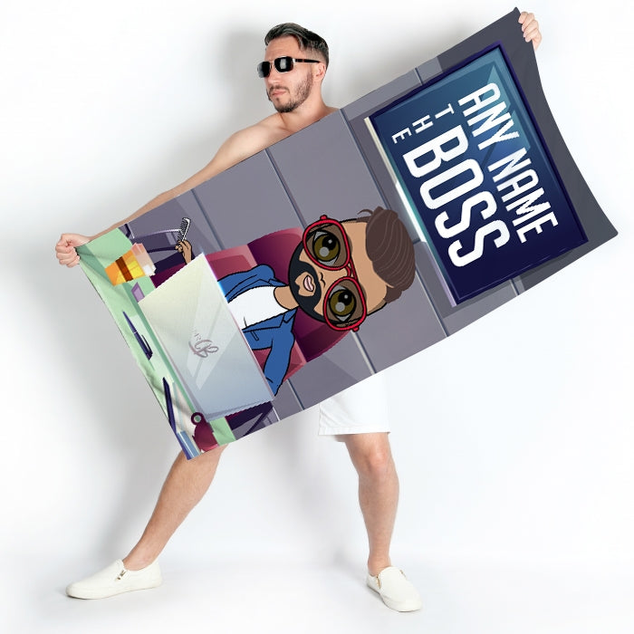 MrCB The Boss Beach Towel - Image 1