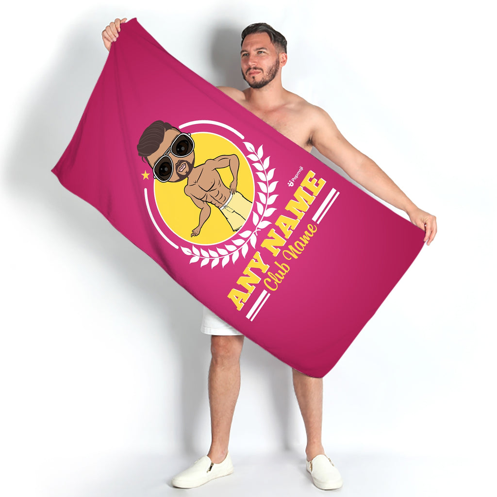 MrCB Personalized Varsity Swimming Towel - Image 3