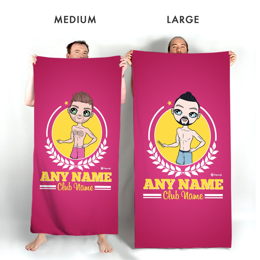 MrCB Personalized Varsity Swimming Towel - Image 4