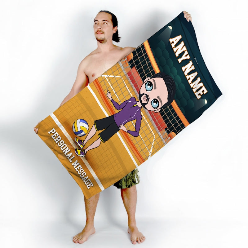 MrCB Personalized Volleyball Beach Towel - Image 2