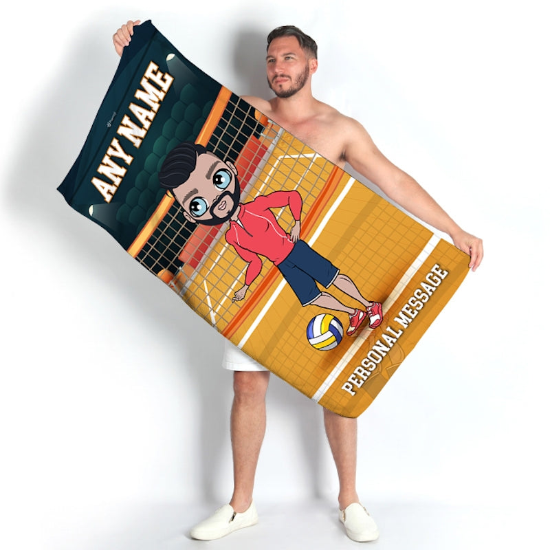 MrCB Personalized Volleyball Beach Towel - Image 3