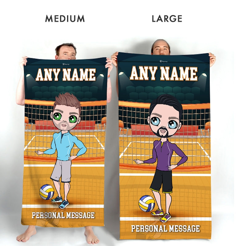 MrCB Personalized Volleyball Beach Towel - Image 4