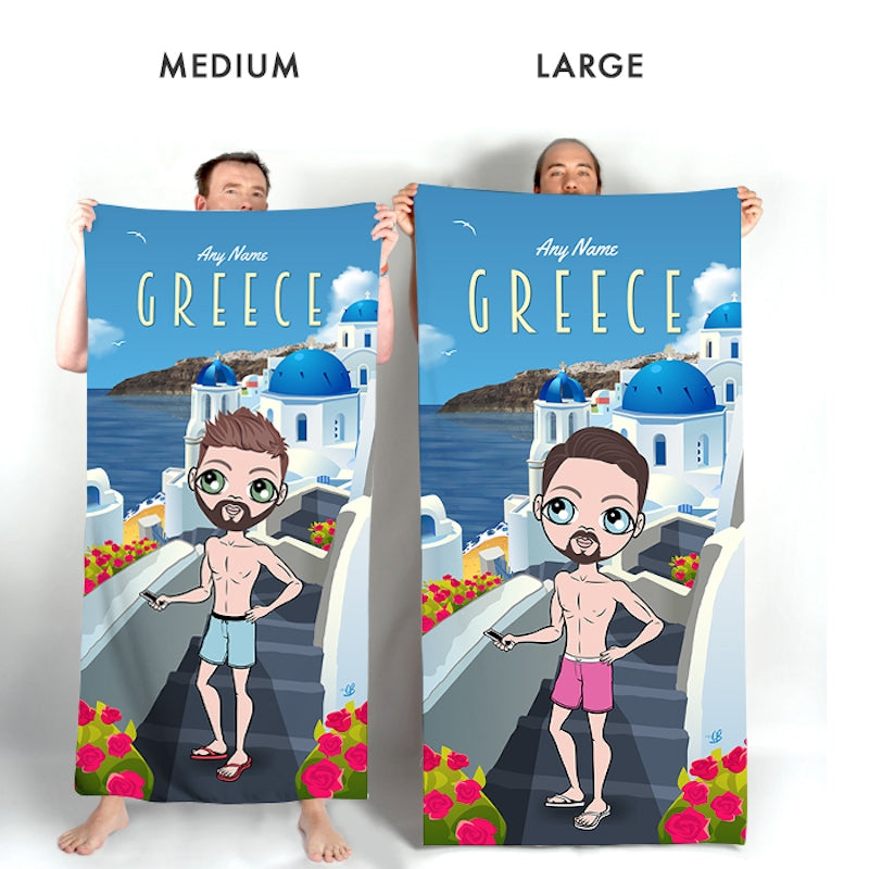 MrCB Greece Beach Towel - Image 2