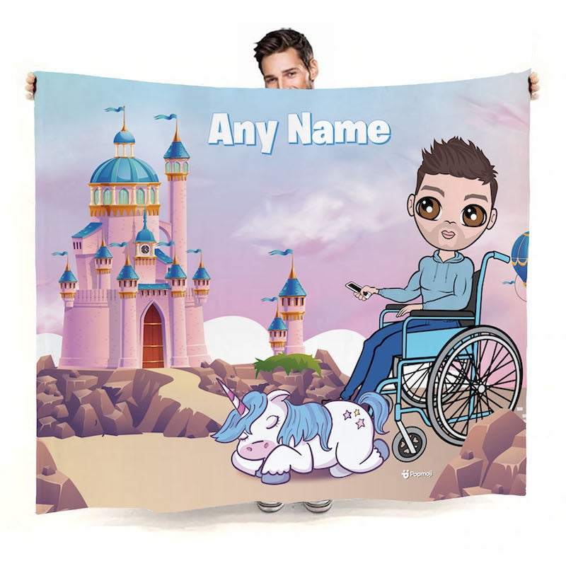 Mens Dreamlands Wheelchair Fleece Blanket - Image 1