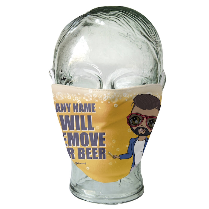 MrCB Personalized Beer Reusable Face Covering - Image 3