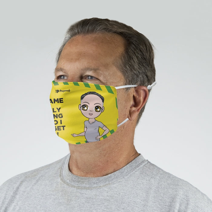 MrCB Personalized Don't Get Fined Reusable Face Covering - Image 4