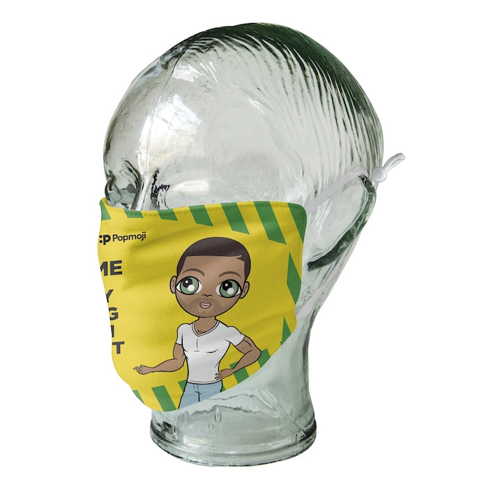 MrCB Personalized Don't Get Fined Reusable Face Covering - Image 5