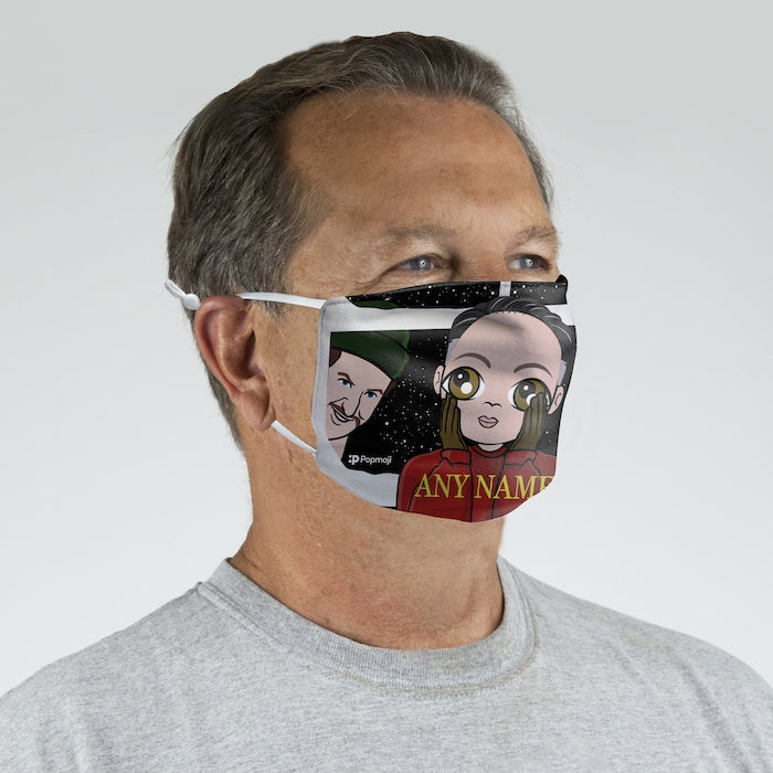 MrCB Personalized Alone At Home Reusable Face Covering - Image 4