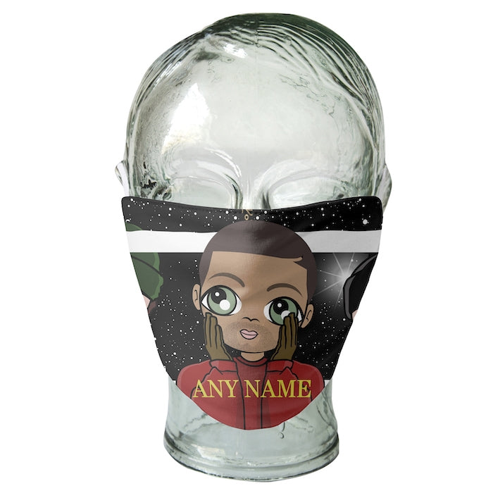 MrCB Personalized Alone At Home Reusable Face Covering - Image 3