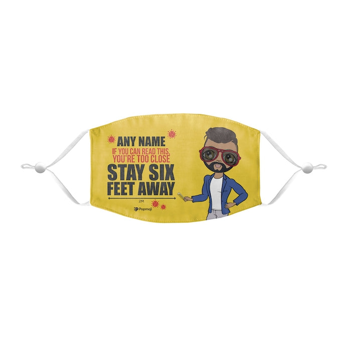 MrCB Personalized Six Feet Reusable Face Covering - Image 1