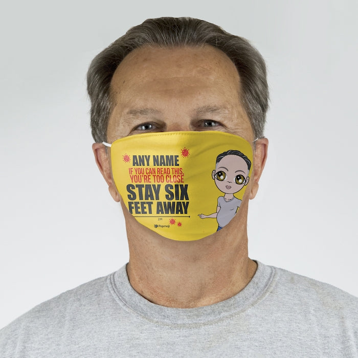 MrCB Personalized Six Feet Reusable Face Covering - Image 2