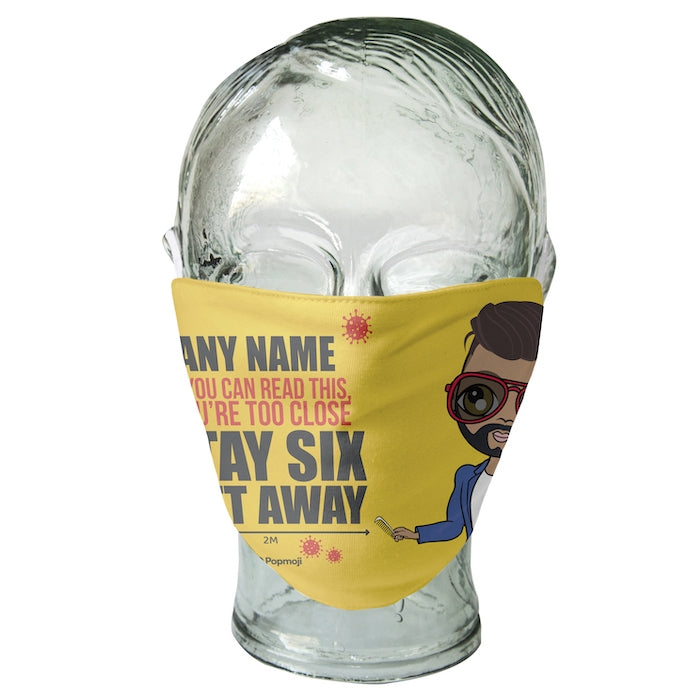 MrCB Personalized Six Feet Reusable Face Covering - Image 3