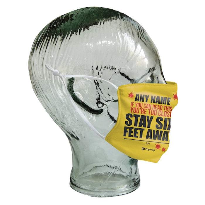 MrCB Personalized Six Feet Reusable Face Covering - Image 8