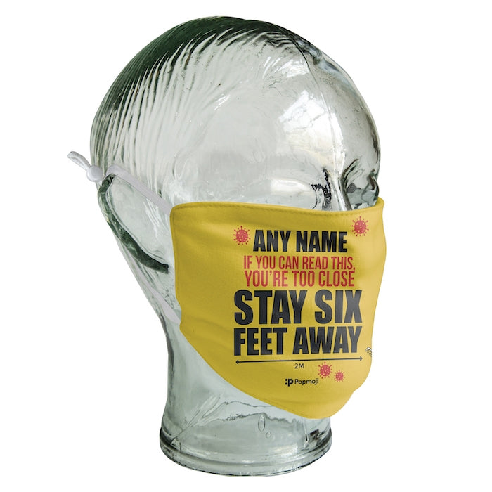 MrCB Personalized Six Feet Reusable Face Covering - Image 5