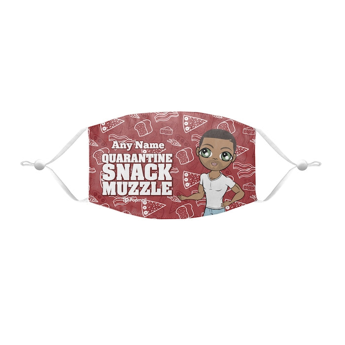 MrCB Personalized Snack Muzzle Reusable Face Covering - Image 1