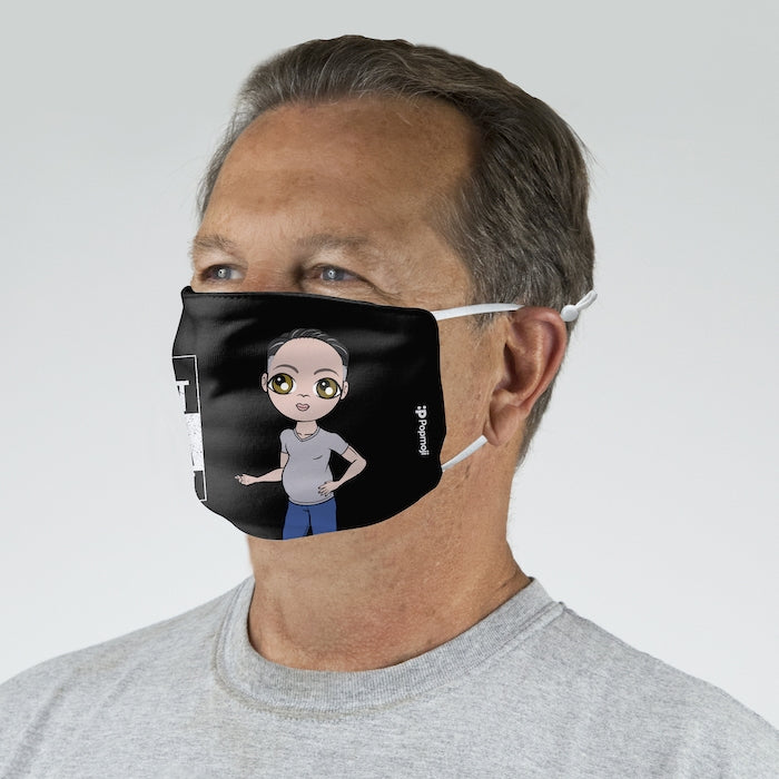 MrCB Personalized Straight Outta Reusable Face Covering - Image 6
