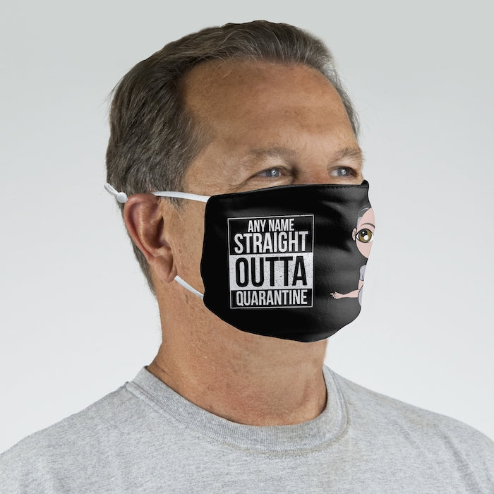MrCB Personalized Straight Outta Reusable Face Covering - Image 4