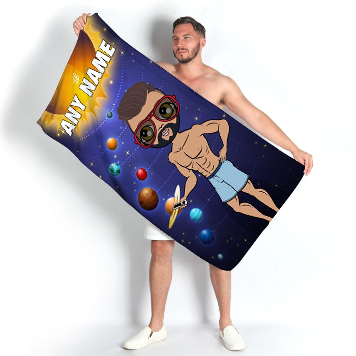 MrCB Galaxy Space Beach Towel - Image 1