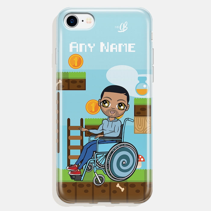 MrCB Wheelchair Personalized Gamer Phone Case - Image 1