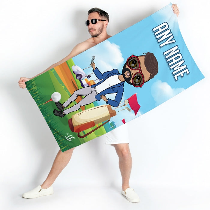 MrCB Golf Beach Towel - Image 1