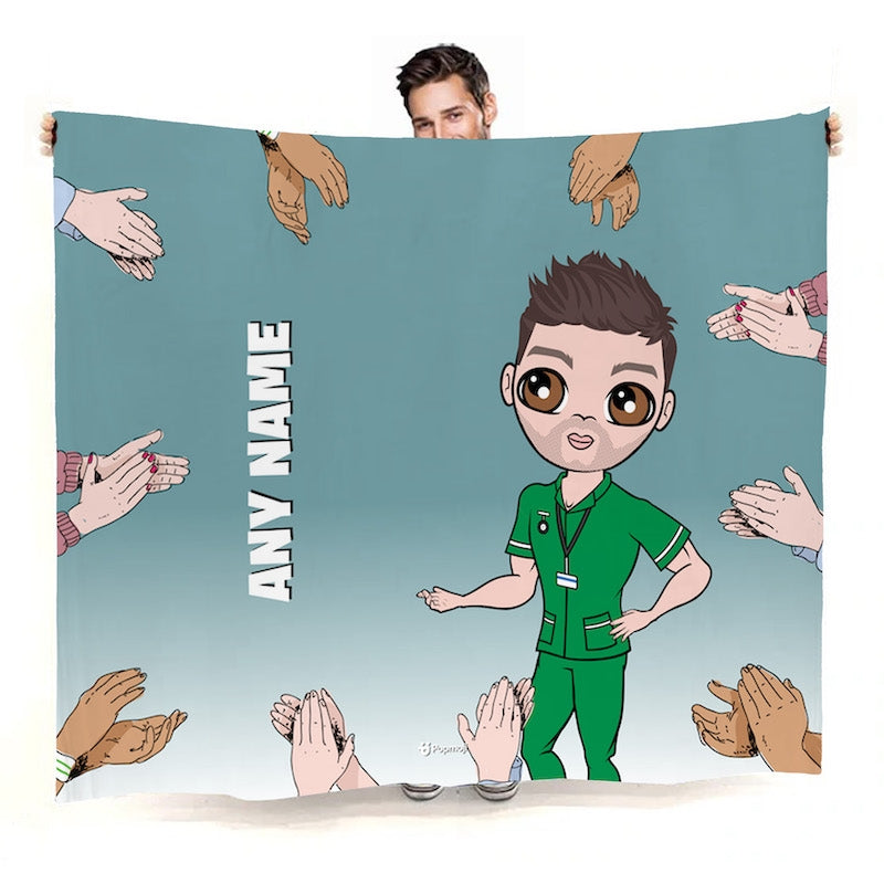 Mens Hero Applause Fleece Blanket - Image 1