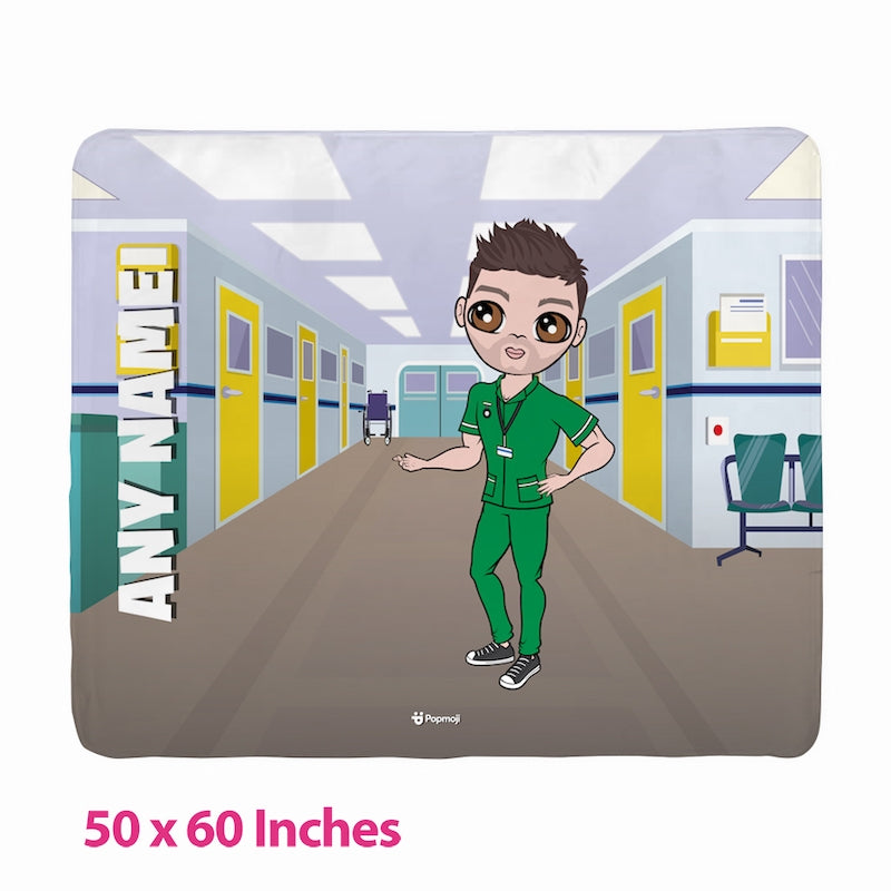 Mens Hospital Fleece Blanket - Image 2