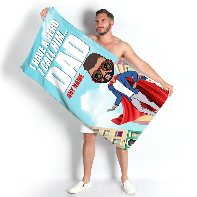 MrCB I Have A Hero Beach Towel - Image 1