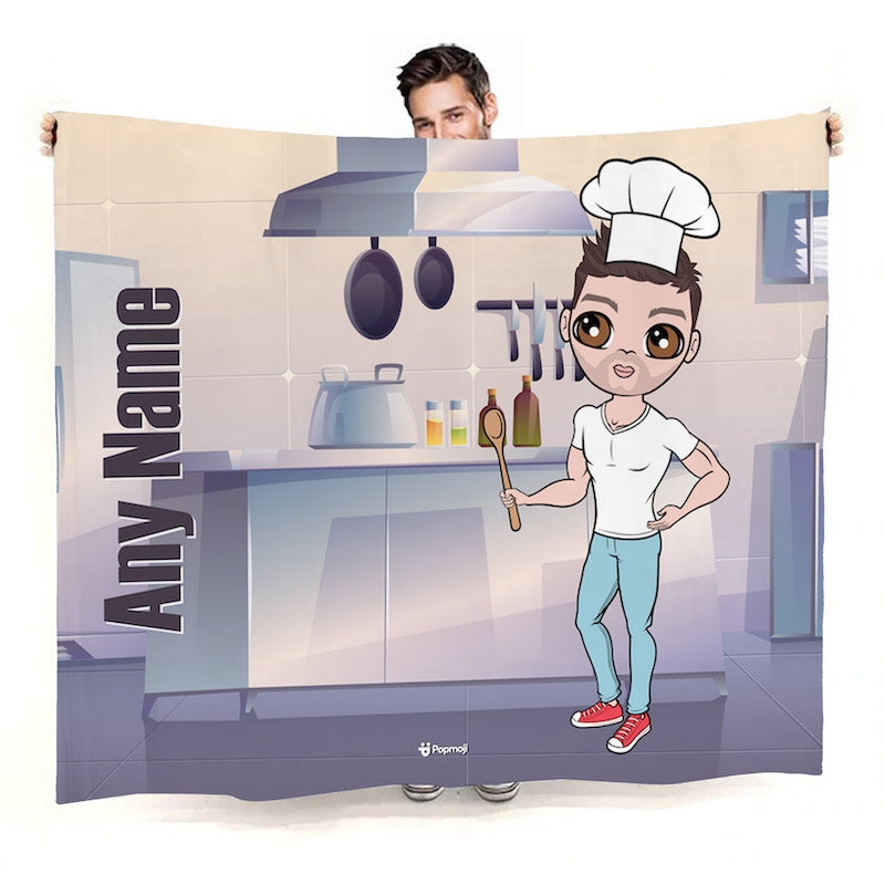 Mens Kitchen Fleece Blanket - Image 1