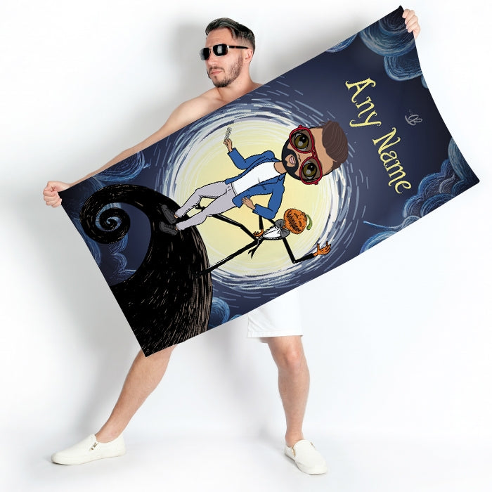 MrCB Halloween Nightmare Beach Towel - Image 3