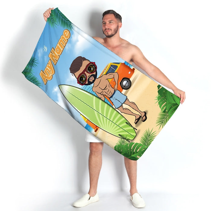 MrCB Surfer Dude Beach Towel - Image 3