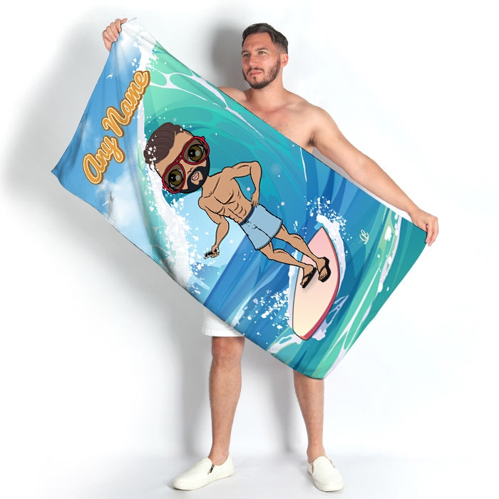 MrCB Surfs Up Beach Towel - Image 3