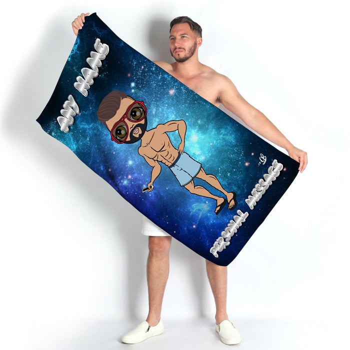 MrCB Universe Beach Towel - Image 1