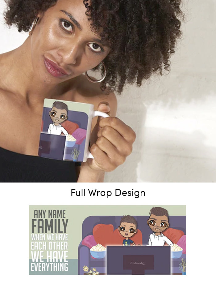 Multi Character Personalized Everything Together Adult And Child Mug