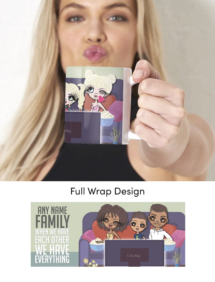 Multi Character Everything Together Family Of 3 Mug