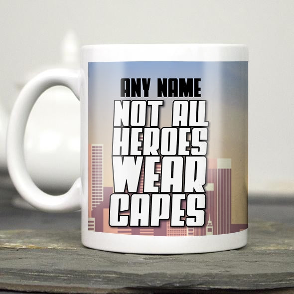 MrCB Not All Heroes Wear Capes Mug - Image 2