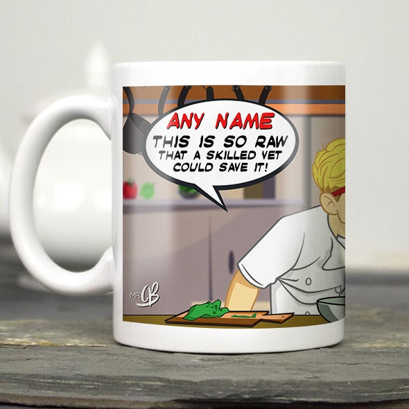 MrCB Shouting Chef Mug - Image 2