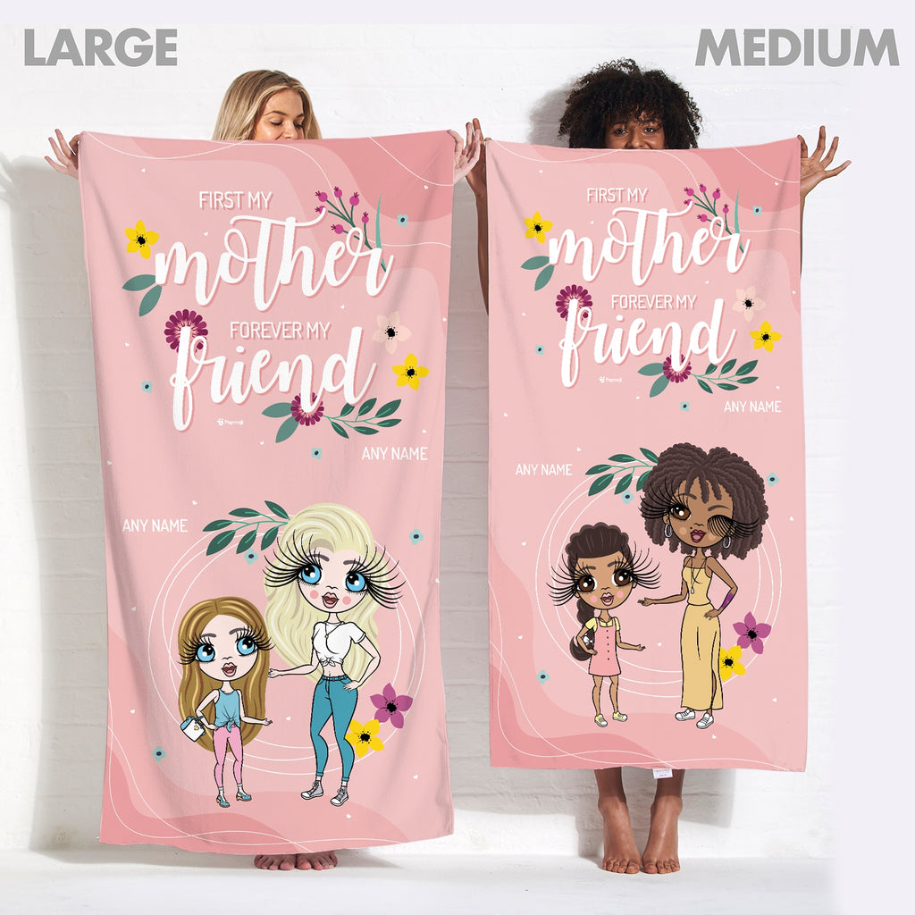 Multi Character Forever My Friend Beach Towel - Image 3