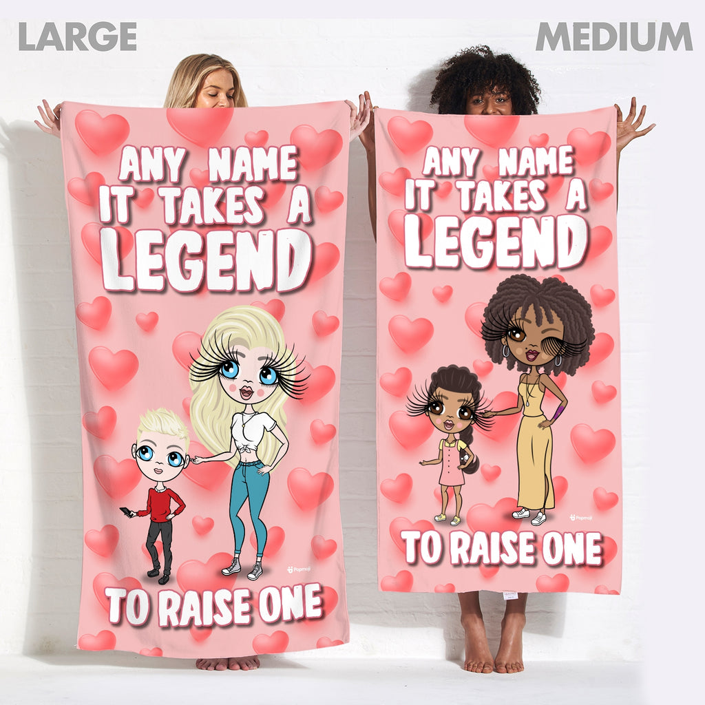 Multi Character Takes A Legend Beach Towel - Image 3