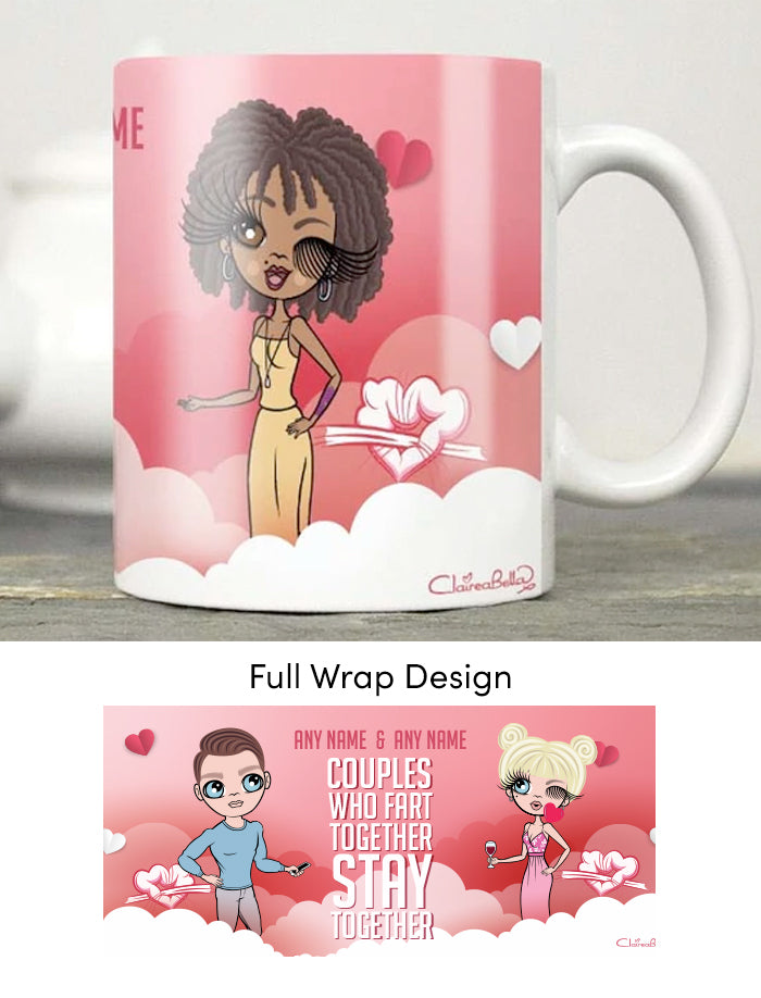 Multi Character Personalized Couples Stay Together Mug