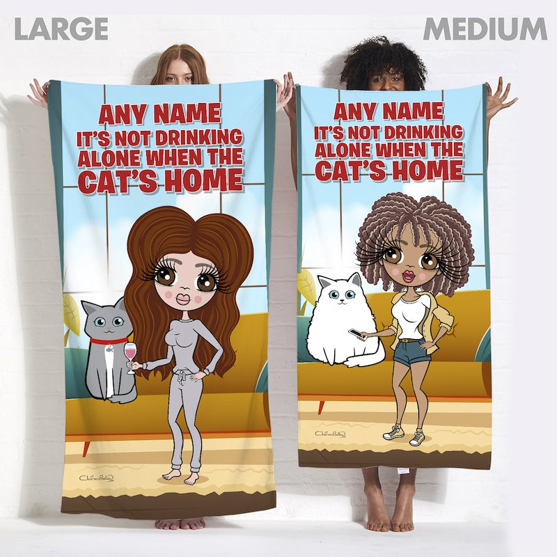 Multi Character Cat's Home Beach Towel - Image 8