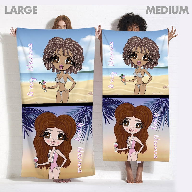 Multi Character Couples Beach Towel - Image 8