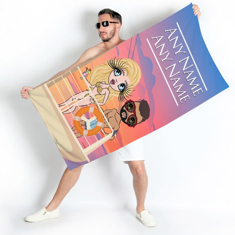 Multi Character Cruise Beach Towel - Image 3