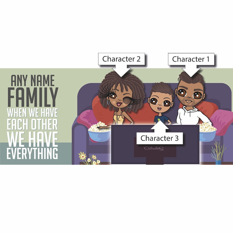 Multi Character Everything Together Family Of 3 Mug - Image 4