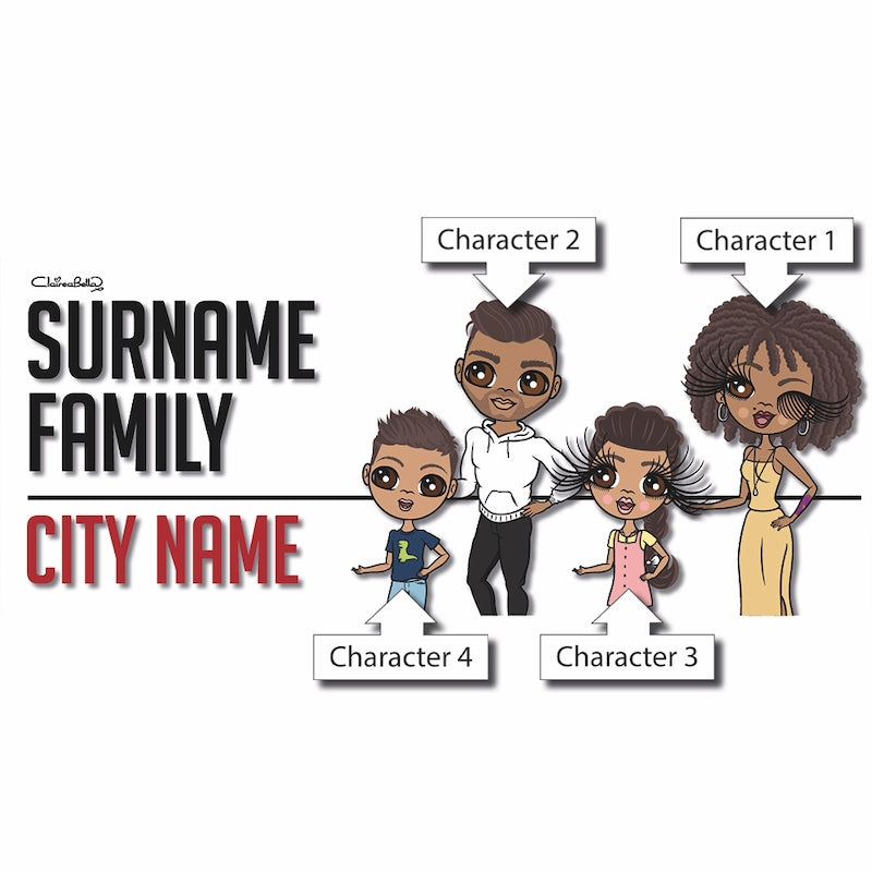 Multi Character Street Sign Family Of 4 Mug - Image 4