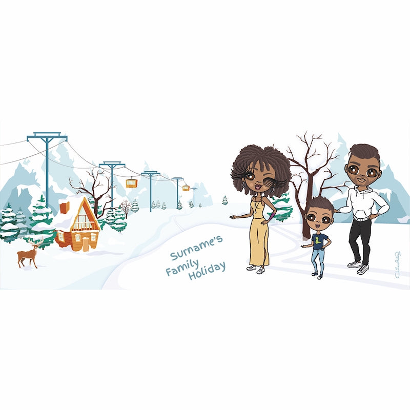Multi Character Winter Holiday Family Of 3 Mug - Image 4
