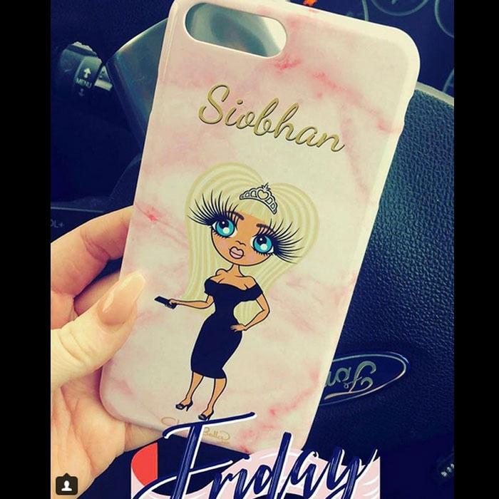 ClaireaBella Personalized Marble Effect Phone Case - Image 10