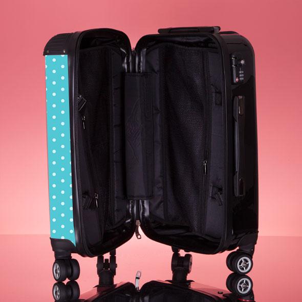 ClaireaBella Girls Polka Dot Suitcase - Image 8