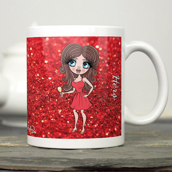 ClaireaBella Romantic Glitter Effect Mug - Image 2