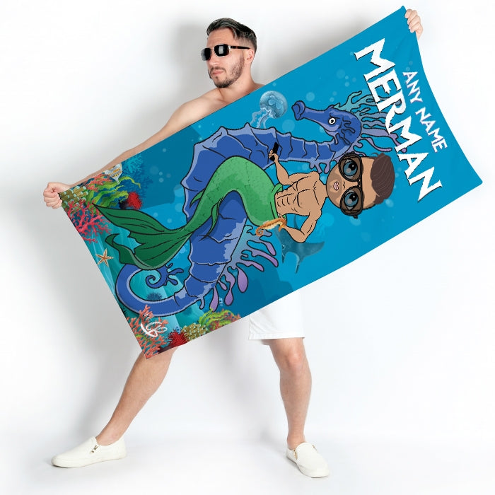 MrCB Merman Beach Towel - Image 1