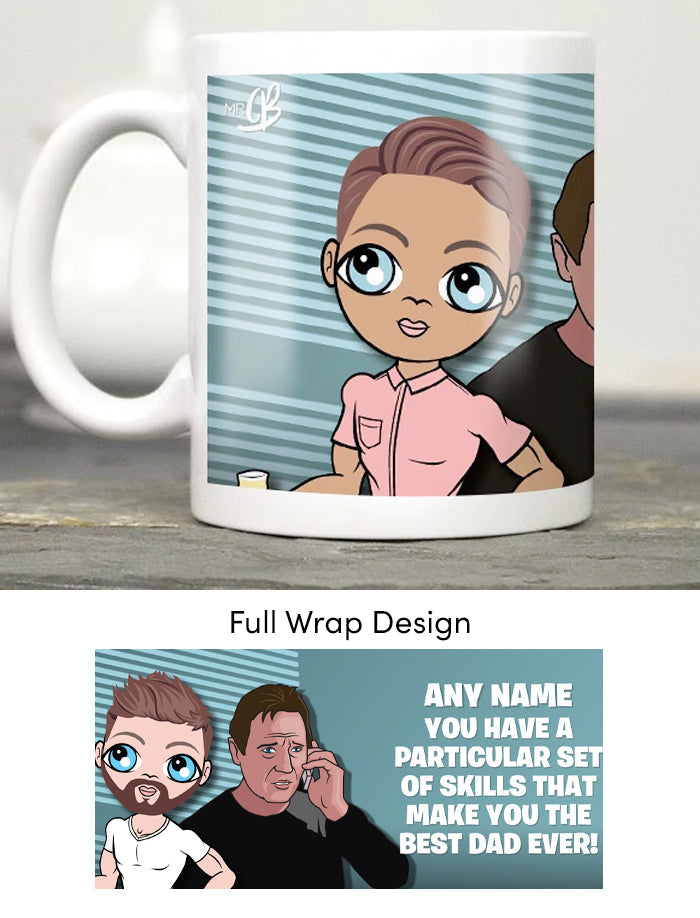 Mens Personalized Set Of Skills Mug